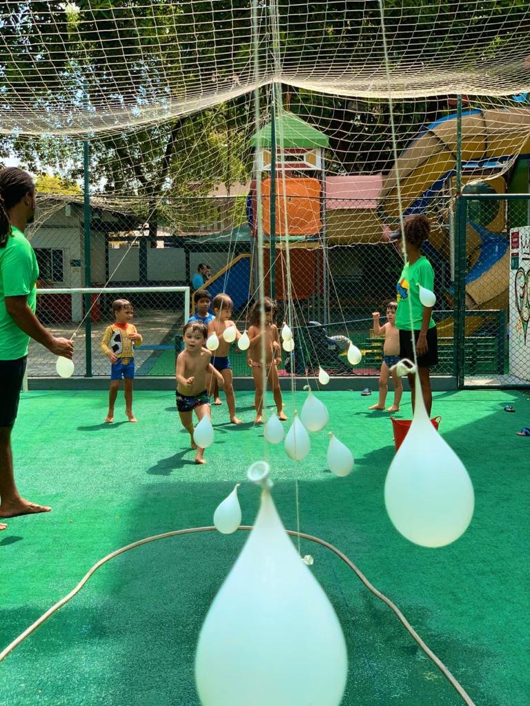 Foto de colônia de férias animada pela PIK Produções e Eventos
