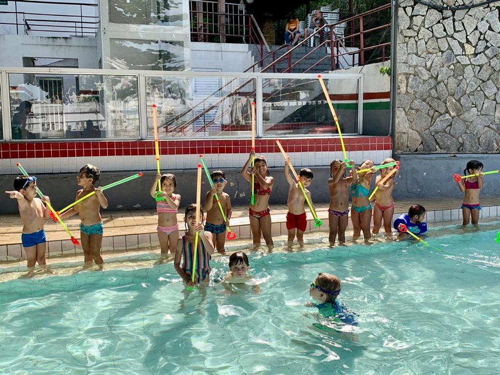 Foto de colônia de férias animada pela PIK Produções e Eventos