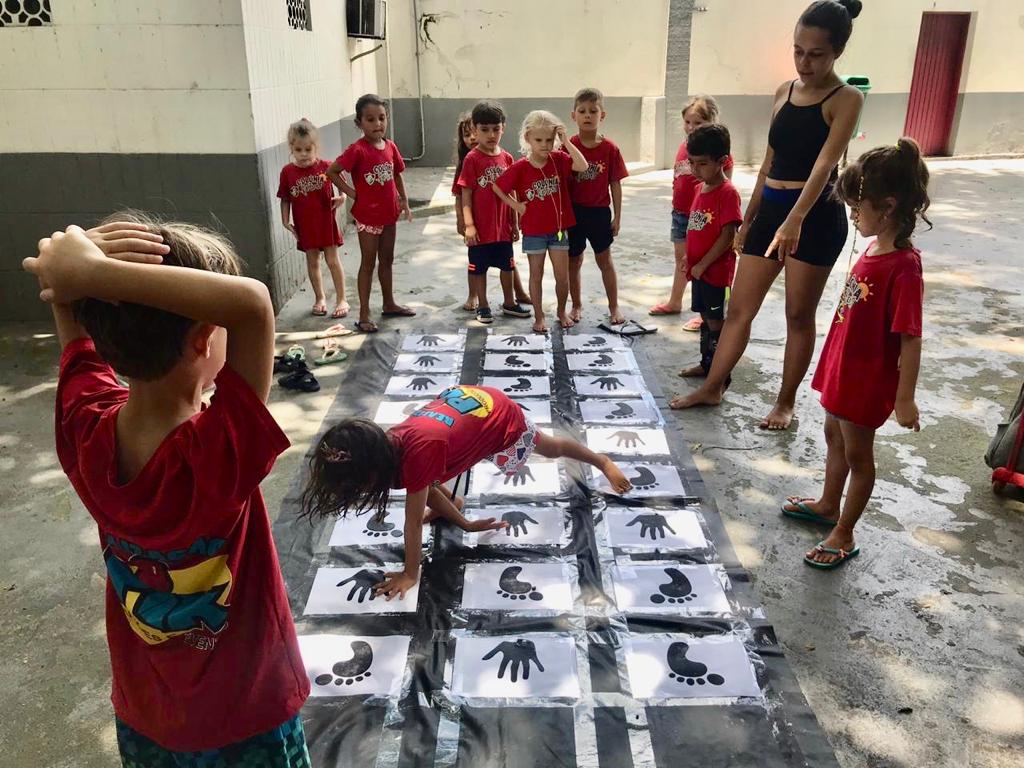Foto de colônia de férias animada pela PIK Produções e Eventos