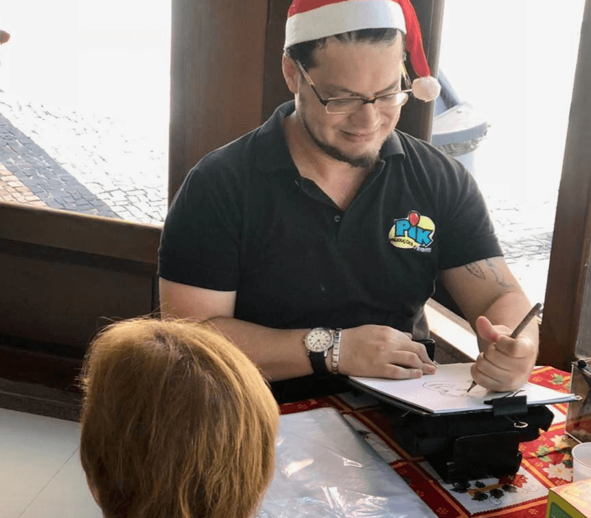 Foto de recreação infantil animada pela PIK Produções e Eventos