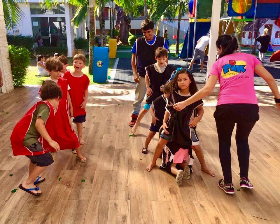 Foto de recreação infantil animada pela PIK Produções e Eventos