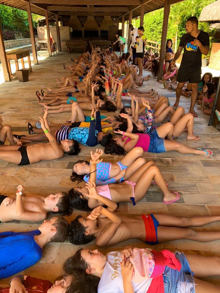 Foto de recreação infantil animada pela PIK Produções e Eventos